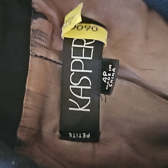 Kasper black jacket blazer 4P - Picture 3 of 6